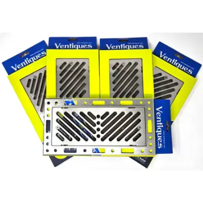 Original Ventique Breeze Flush Mount Metal Floor Vent with Damper