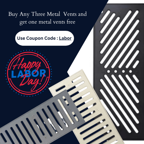 Buy Any Three Metal Vents And Get One Metal Vents Free