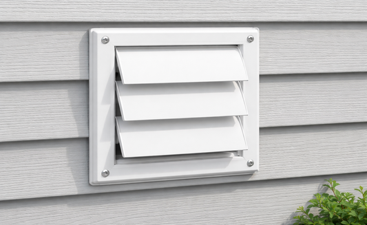 Replace a Dryer Vent Cover to Stop Air Leaks