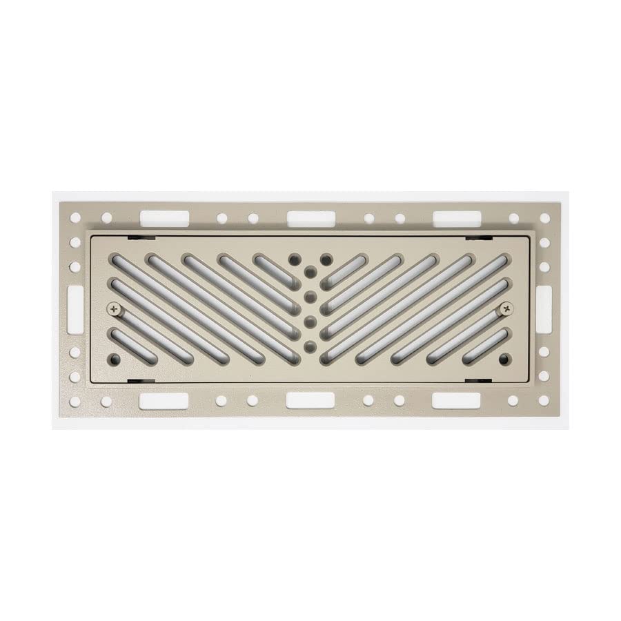 Original Ventique Breeze Flush Mount Metal Floor Vent with Damper