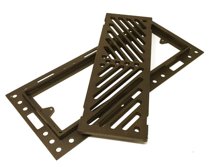 Original Ventique Breeze Flush Mount Metal Floor Vent with Damper