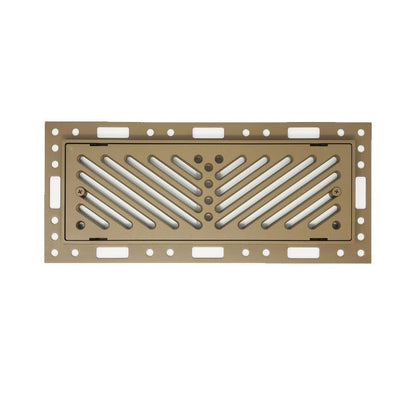 Original Ventique Breeze Flush Mount Metal Floor Vent with Damper