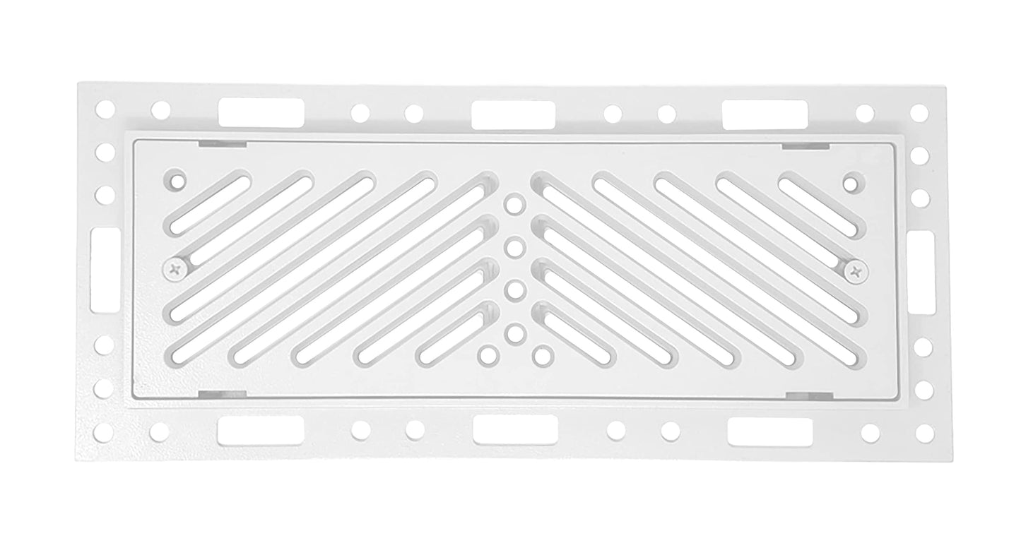 Original Ventique Breeze Flush Mount Metal Floor Vent with Damper