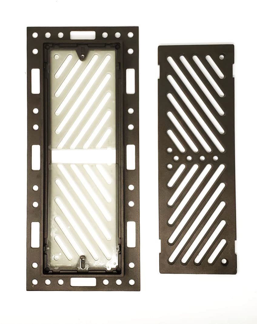 Original Ventique Breeze Flush Mount Metal Floor Vent with Damper