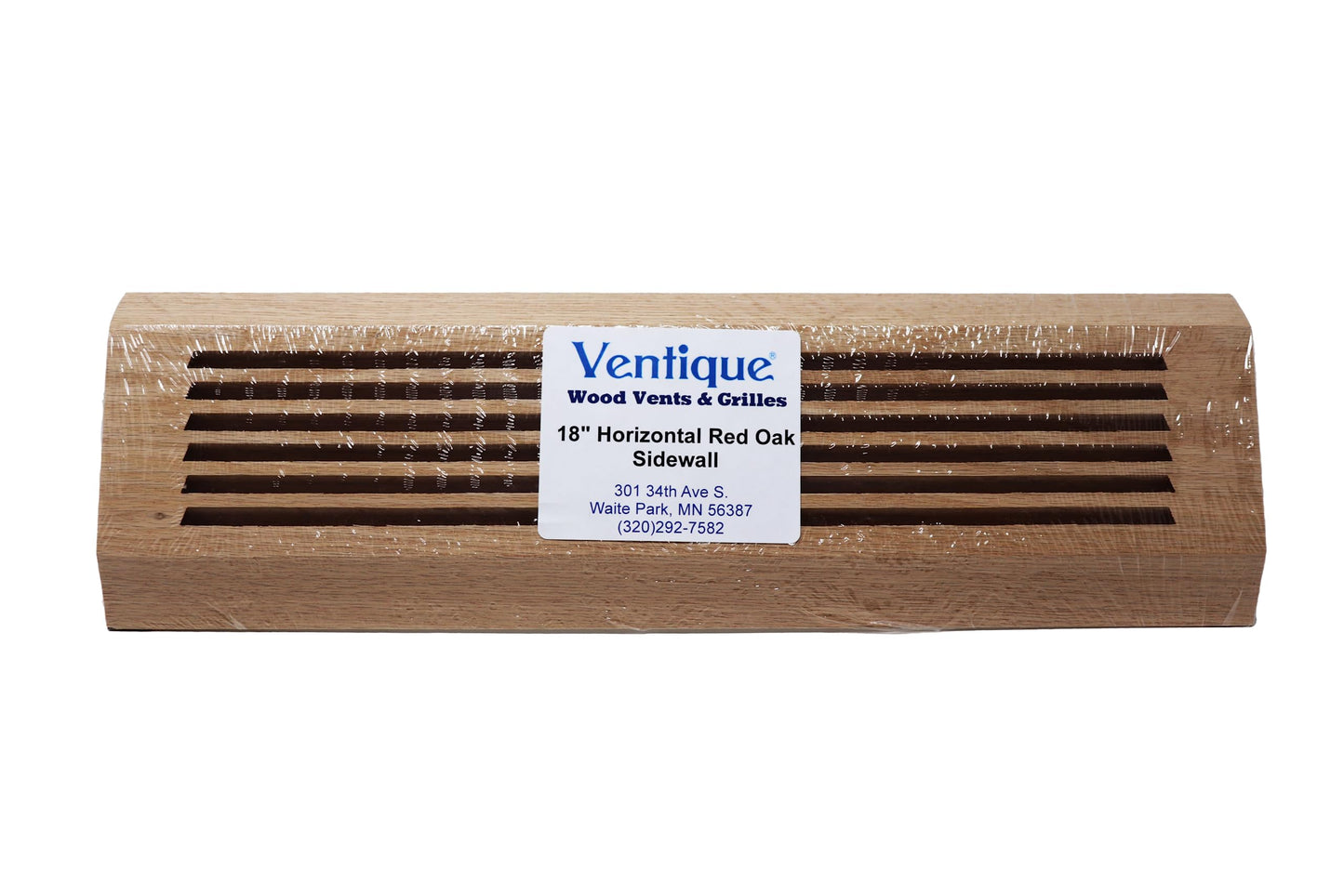 Red Oak Wall Vent 4-5/8" Height 2-3/4" Depth