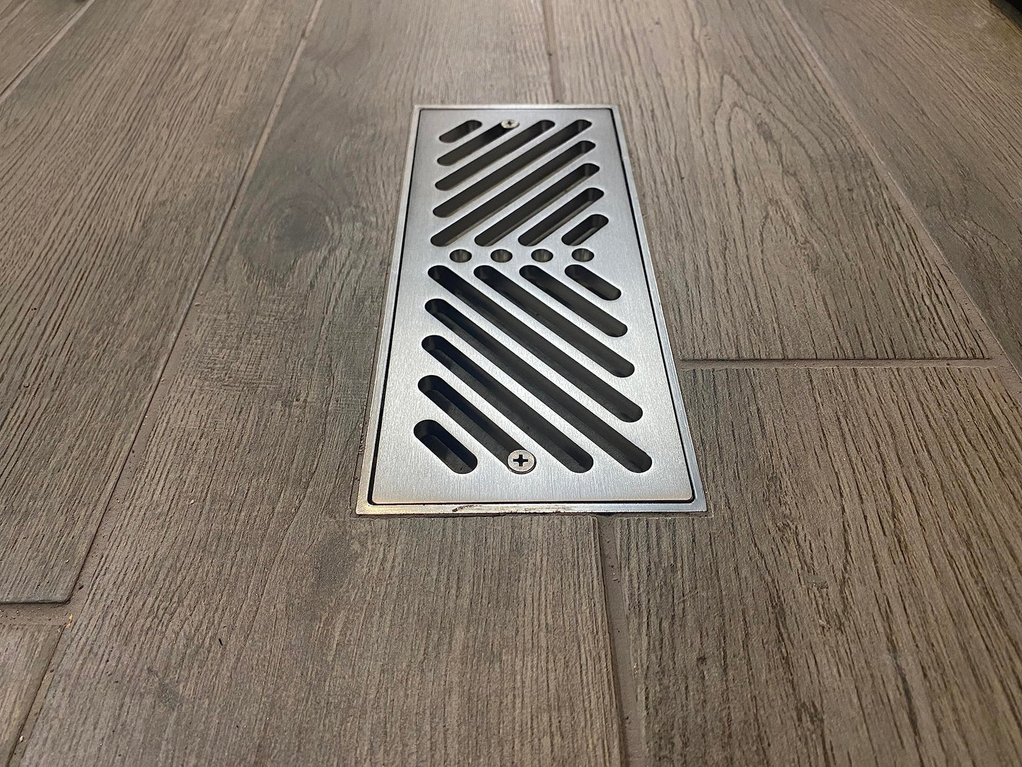 Original Ventique Breeze Flush Mount Metal Floor Vent with Damper
