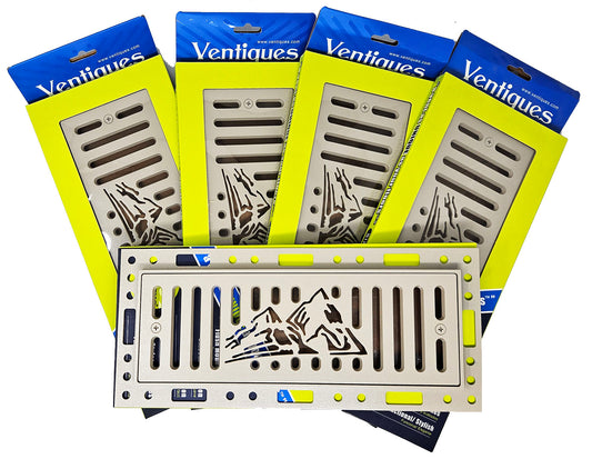 Original Ventique Avalanche Flush Mount Metal Floor Vent No Damper