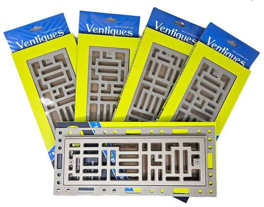 Original Ventique Tornado Flush Mount Metal Floor Vent No Damper