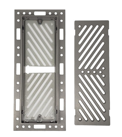 Original Ventique Breeze Flush Mount Metal Floor Vent with Damper