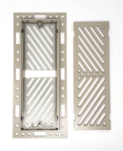 Original Ventique Breeze Flush Mount Metal Floor Vent with Damper