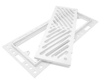 Original Ventique Breeze Flush Mount Metal Floor Vent with Damper